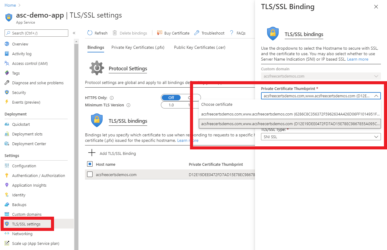 Updating bindings